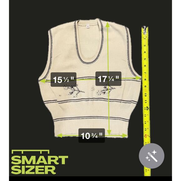 Pristine adorable  vintage  wool sweater set size S / 34 - Picture 5 of 16